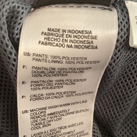 Mens Adidas Track pants. Size XL. Gray pants, orange stripes. - Picture 6 of 6